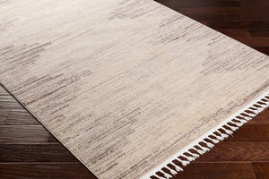 Livabliss Blackburn Bohemian Global Fringe Area Rug Polypropylene Woven Living Room Floor Accent Light Gray, Gra 6'7" x 9' BBN2303-679
