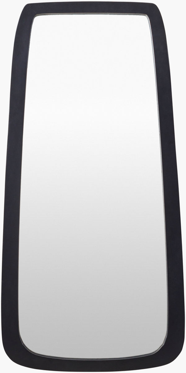 Surya Broome Full Length Mirror – 46"H X 24"W Mid-century Modern Wall Decor For Chic Home Elegance Frame, Black Acacia Bbr002-4623