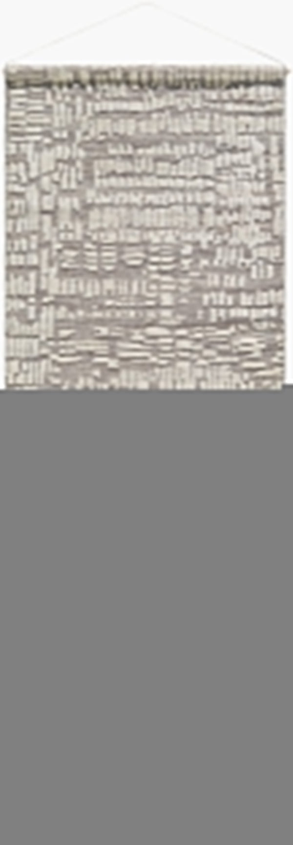 Surya Bribana Bohemian Wall Hanging Decor - 99"H X 24"W, Unique Cotton & Wool Art For Cozy Spaces Taupe Wool,Cotton,Wood Bbs001-66246