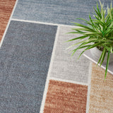 Nourison Astra Machine Washable ASW09 Machine Made Power-loomed Borderless Design Indoor Only Contemporary  Rug Multicolor, Multicolor 100% Polyester 99446979179