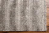 Boston BBT-2302 9' x 12' Handmade Rug BBT2302-912  Light Gray, Charcoal Surya