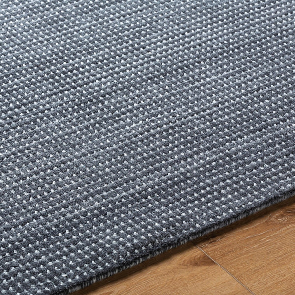 Surya Boston Handcrafted 2' X 3' Minimalist Rug - Soft, Durable, Low Pile Accent For Modern Homes Black Wool,Nylon Bbt2304-23