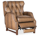 Henderson Press Back Recliner Brown RC806-PB-078 Hooker Furniture