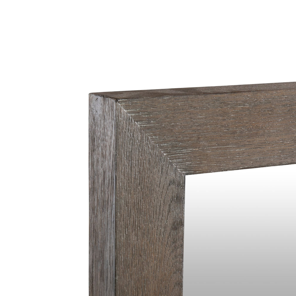 Bernhardt Bernhardt Outline Mirror — Wire‑Brushed Oak Frame In Cassel Finish, Vertical Or Horizontal Accent 360333