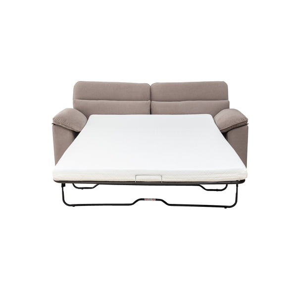 English Elm 2-Seater Sofa Bed – Chic Mid-Century Modern Convertible Sleeper, Space-Saving Design For Any Room B347P409828