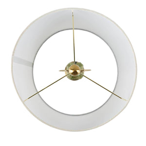 English Elm Faceted Glass Table Lamp with Gold Accents, Sculpted Faceted Base, 26.5"H Statement Lighting Green 17.25 L x 16 W x 16 H B035P264525