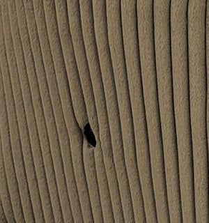 English Elm Contemporary Mezzanotte Italian Leather Armchair with Track Arms, Welted Box Cushions & Metal Legs Brown 21 L x 11 W x 23 H B2741S00668