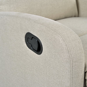 English Elm Christopher Knight Home® - Modern Recliner Plush Manual Recliner Chair with Ergonomic Support, 3-Position Backrest, Durable Fabric Comfort Wheat N763P256491A