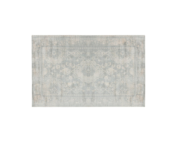 Sunpan Boca Hand-Loomed Rug: Exquisite Artisan Craftsmanship with Timeless Persian Design in Grey Tones 5' X 8'