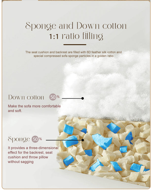 English Elm Modular Sectional Sofa - Space-Saving Light Gray Sleeper Couch With Comfy Sherpa Fabric Design W3622S00008