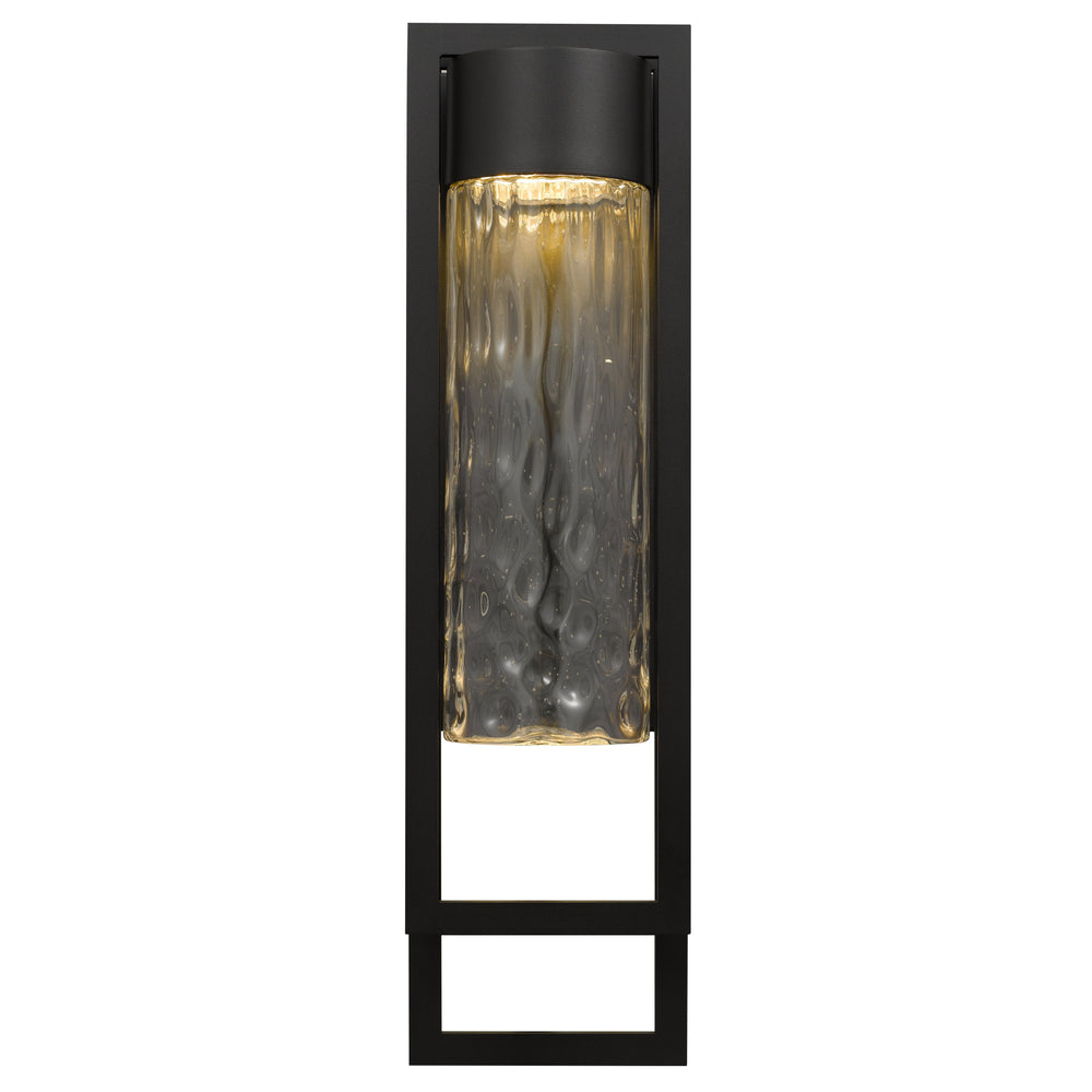 English Elm 25 Inch Hammered Glass Led Wall Sconce Dimmable Warm Light for Bath or Entryway B370P417691