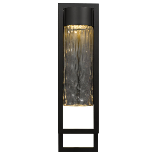 English Elm 25 Inch Hammered Glass Led Wall Sconce Dimmable Warm Light for Bath or Entryway B370P417691