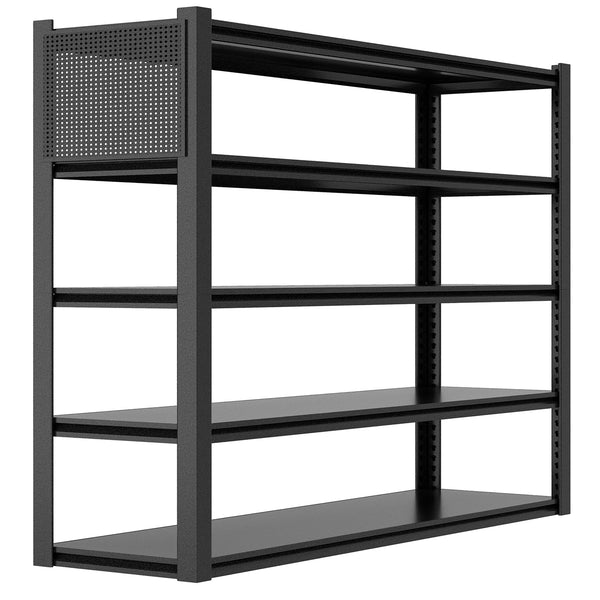 English Elm Storage Shelves Heavy Duty Pegboard Steel Garage Organization Rack Adjustable Unit T5667P454707