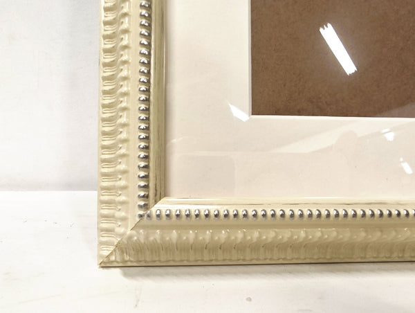 English Elm 18x24 Solid Wood Picture Frame with Replaceable Canvas, Acrylic Glass, Sturdy Backboard for Elegant Wall Decor White T3976P383243