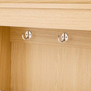 English Elm [video] Trexm Extendable Kitchen Island with Power Outlet Drawers and Rolling Base XW000028AAN