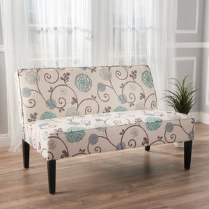 English Elm 50'' Linen Upholstered Loveseat Solid Wood Frame Modern Seating for Small Spaces N771P376540Z