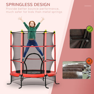English Elm Soozier 5.3 Foot Kids Trampoline Bungee Spring Free Design Safe Indoor Bouncer W2225P229304