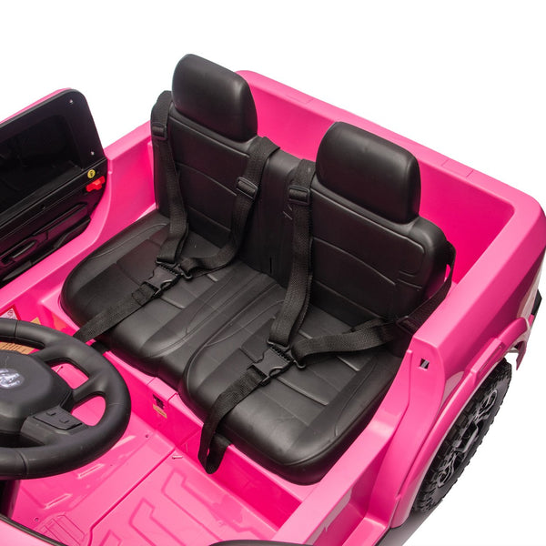 English Elm 24v Dodge Ram 2500 Licensed Kids Ride on Truck with Remote Dual Motors Suspension W1578P305899