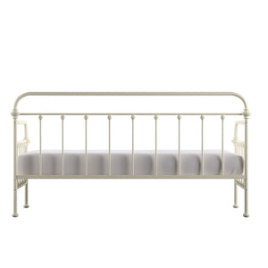 Homelegance By Top-Line Sione Antique Iron Metal Twin Daybed White Metal