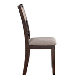 English Elm Zoei Beige and Brown Upholstered Dining Chairs (Set Of 2)