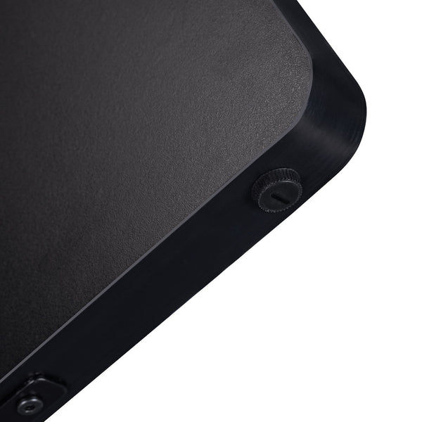 English Elm 5-Piece Round Dining Set with 43" Modern MDF Table and 4 Upholstered Fabric Chairs for Compact Spaces White+gray N752S001055E