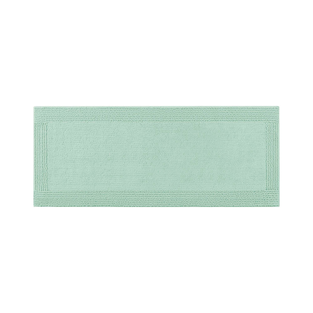 JLA Home Madison Park Signature - 100% Cotton Tufted Bath Rug — 3000 GSM Plush, Reversible, OEKO‑TEX Certified for Spa Comfort and Durability Green MPS72-589