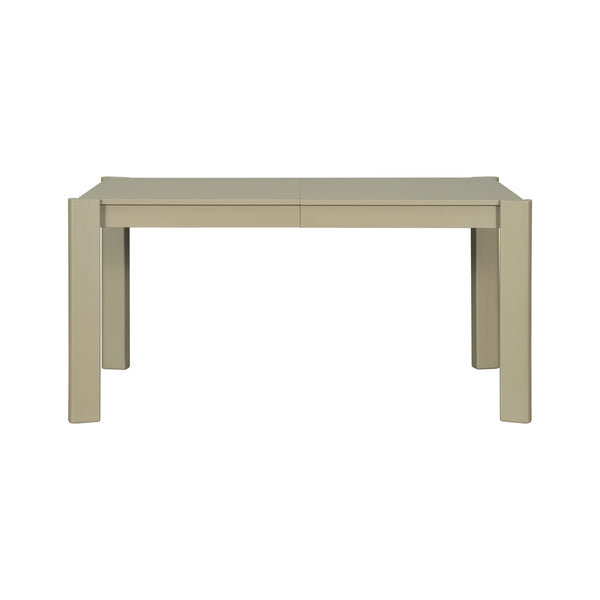 English Elm Expandable Solid Wood Farmhouse Dining Table with Smooth Gliding Extension, Space-Saving Design for 4–8 Guests Gold N842P271655E