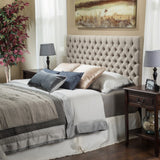 Christopher Knight Home® - Noble House - Jezebel Queen Button Tufted Fabric Headboard