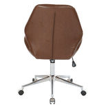OSP Home Furnishings Chatsworth Office Chair Saddle