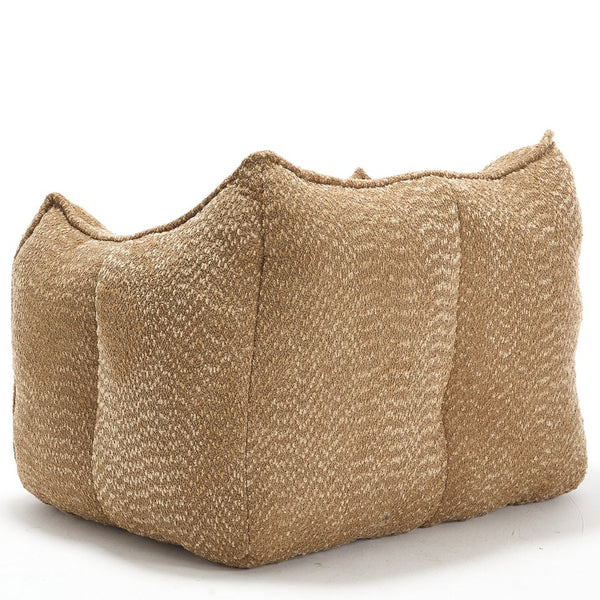 English Elm Sofa plush beanbag chair with superfiber cover and resilient foam filling for ultimate home comfort and relaxation Coffee W1996P252265