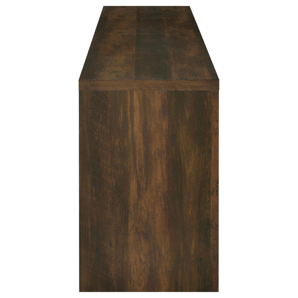English Elm Sloat Matte Black Three Piece Entertainment Center with Media Towers for Large Tvs B062S01796