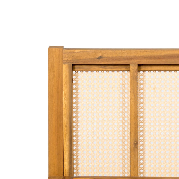 English Elm Christopher Knight Home® - Kirkby Outdoor Armless Single Chair Set Of 2 - Stylish Acacia Wood With Beige Cushions For Patios N775P329071T