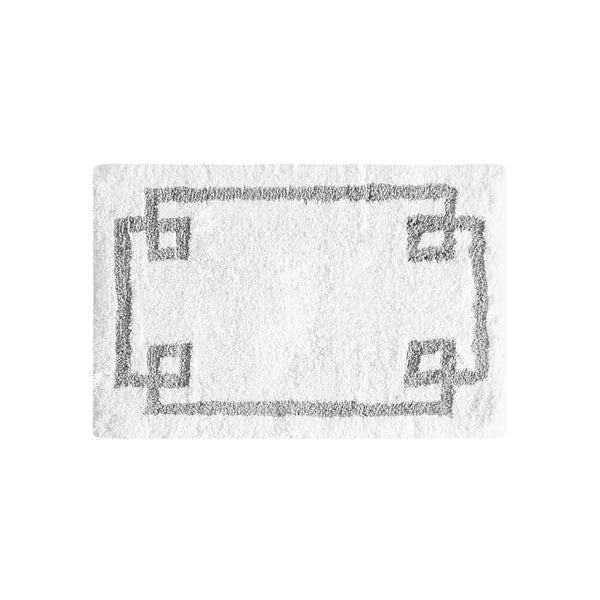 JLA Home Madison Park - Cotton Tufted Bath Rug with Plush Medium Pile, Skid-Resistant Backing, OEKO-TEX Certified Comfort White MP72-7333