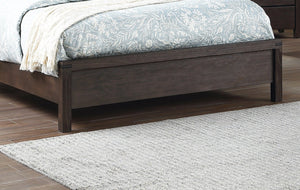 English Elm Rustic Contemporary Espresso Queen Bed with X-Design Headboard Pine & Plywood Durable Chic Centerpiece B011S01442