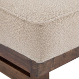 Christopher Knight Home® - Noble House - - Modern Boucle Cocktail Ottoman With Wood Frame