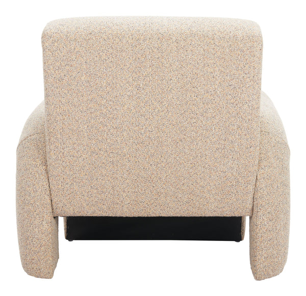 Zuo Modern Rura Accent Chair - Elegant Heathered Beige Upholstery, Durable Pine Frame, Modern Comfort For Any Space Beige 100% Polyester,Pine Wood 110486-zuo-modern