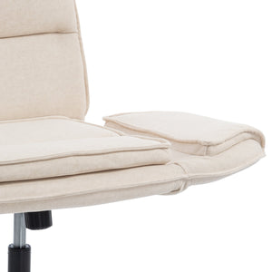 English Elm Stylish Barrel Swivel Accent Chair Upholstered Seat with Storage for Vanity or Dining W3248P424649