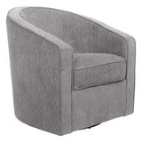 OSP Home Furnishings Danica Swivel Chair Smoke