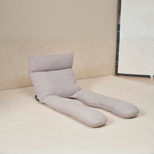 English Elm Adjustable U-shaped Full-Body Recliner Pillow for Sleeping, Reading & Physiotherapy — Gray Metal, Foldable Packaging Enhanced Comfort W244P289150