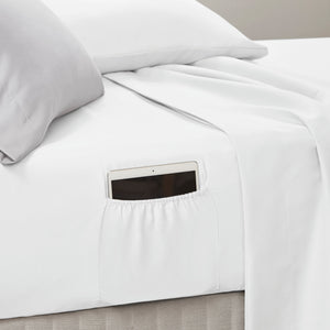 English Elm Comforter Yellow Twin Floral Microfiber Set with Cream Pocketed Fitted Sheet, Anti-Microbial Bedding B035128917