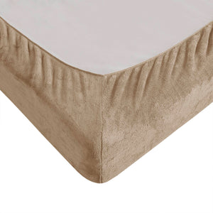 English Elm 4 Pcs Queen Micro Plush Sheet Set - Ultra-Soft Taupe Bedding For Year-Round Cozy Comfort & Style B035P319764
