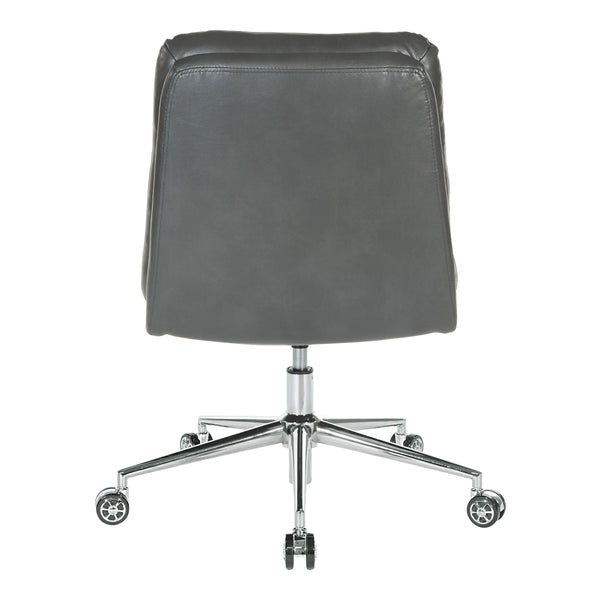 OSP Home Furnishings Legacy Office Chair Pewter