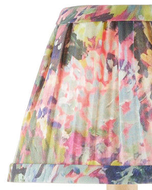 Currey & Company Wildflower Tapered Chandelier Shade - Lush Magenta & Yellow Floral Design For Elegant Decor Multi,Color Cotton 0900-0047-currey-company