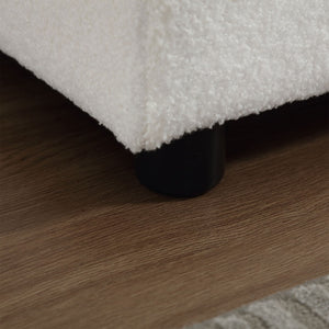 English Elm Cloud Style Sofa - Plush Teddy Velvet, Cozy Modern Couch For Living Room & Apartments W2705S00003-GIGA