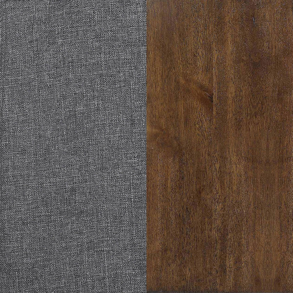 English Elm Mohawk Grey Tufted Convertible Sofa Bed with Walnut Legs — Modern Chic, Plush Comfort & Durable Build B062P328723