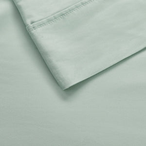 English Elm 4-piece Cal King Sateen Cotton Blend Sheet Set with Smart Temperature Regulation B035P437426