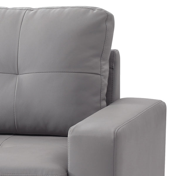 English Elm Cozy Gray Upholstered Club Chair with Track Arms for Reading Nooks and Living Rooms B078108258