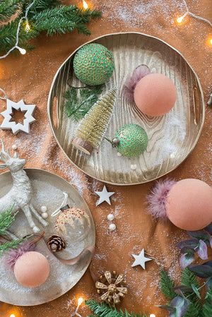 English Elm D3" Glass Christmas Ball Ornaments Set Of 12 - Elegant Holiday Decor For Trees, Wreaths & Events W2078P247901