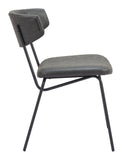 Charon Dining Chair - Set of 2 Vintage Black 110259 Zuo Modern