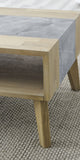 English Elm Steve Silver - Calgary - Sintered Stone Coffee Table - Brown